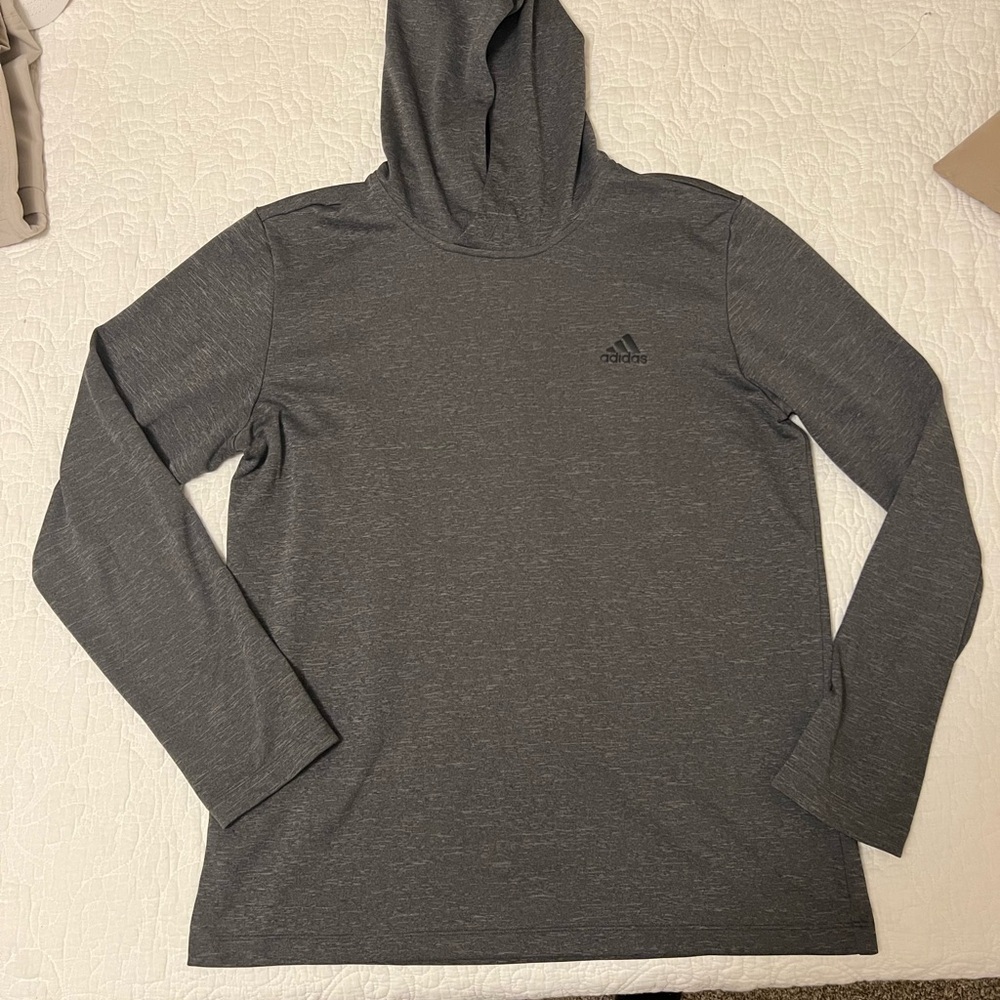 Adidas Charcoal Gray Hoodie